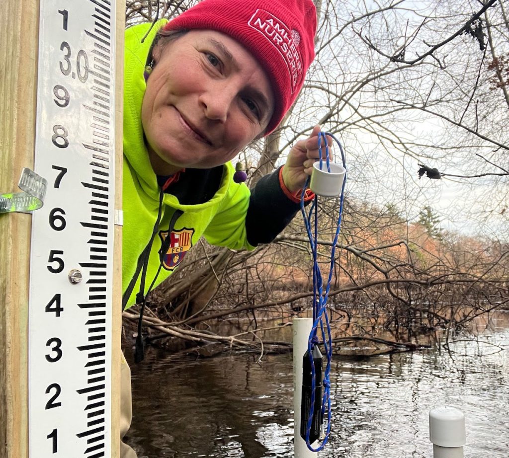 Christine Hatch - doing field work
